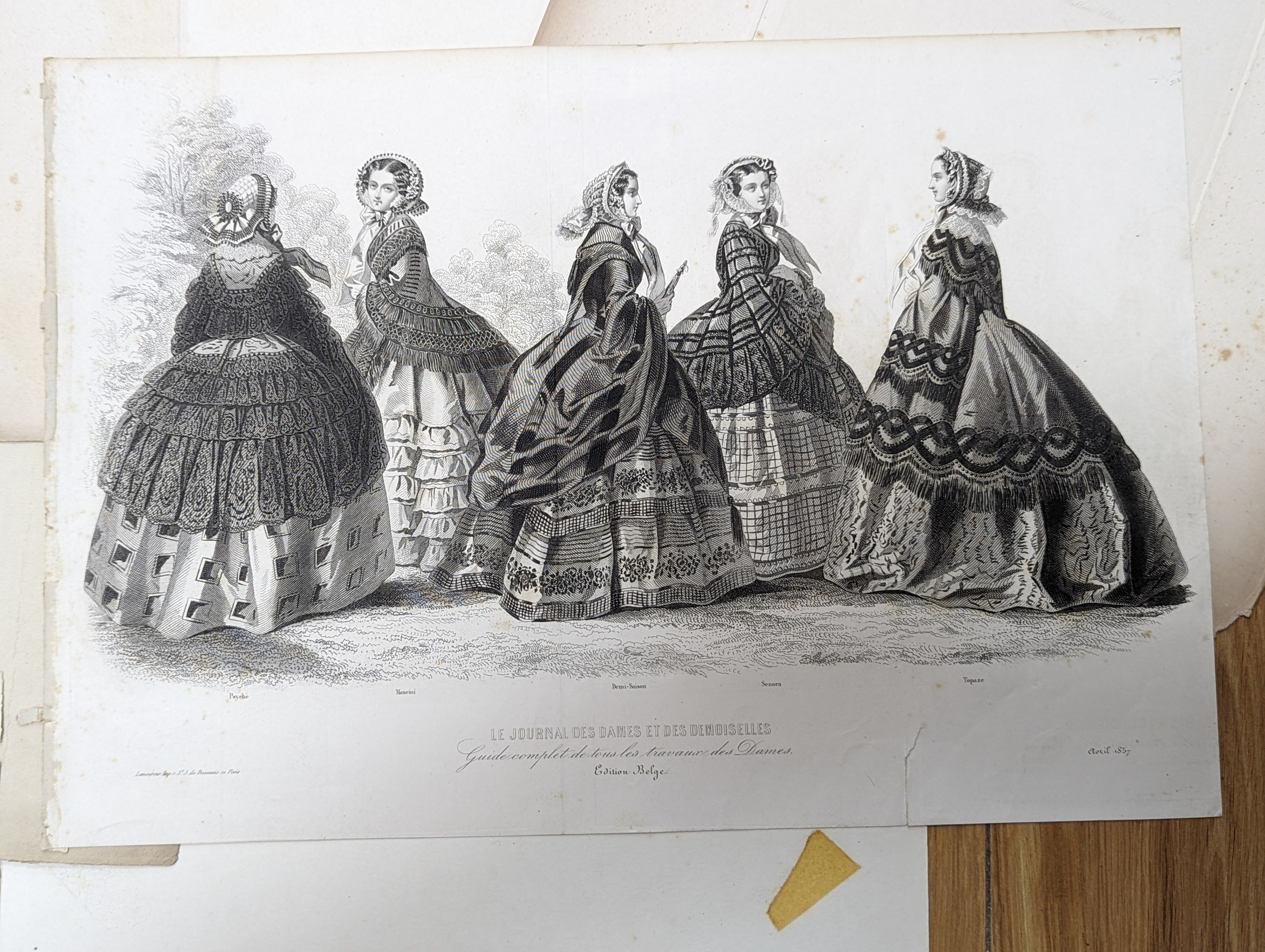 A folio of assorted antique prints